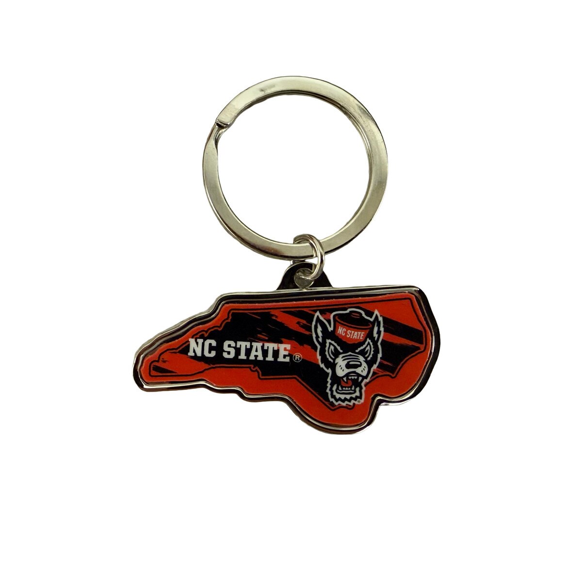 Keychain State Shape with Wolfhead
